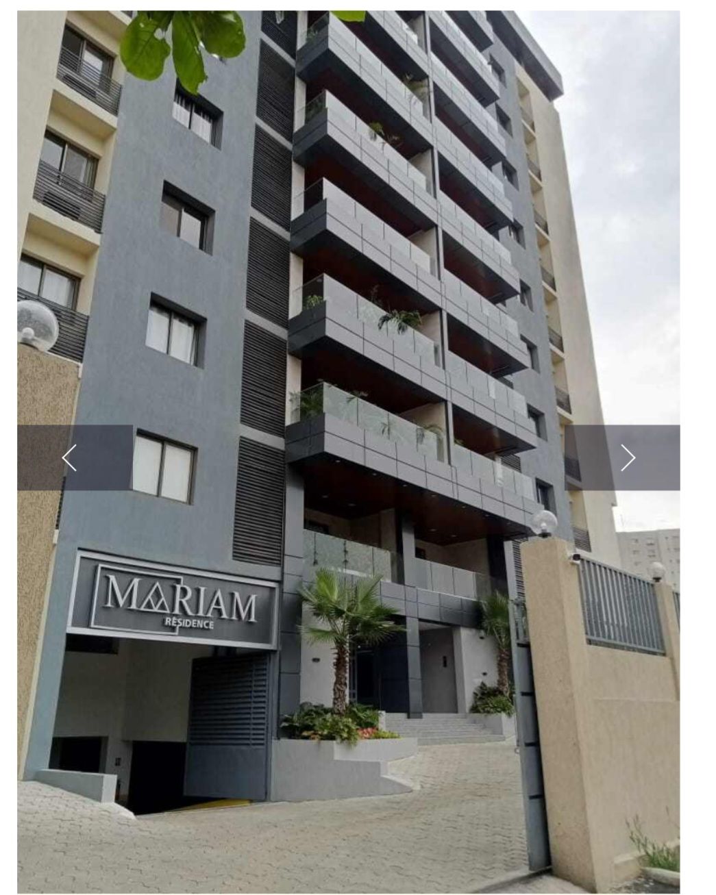 Résidence de haut standing située à Cocody