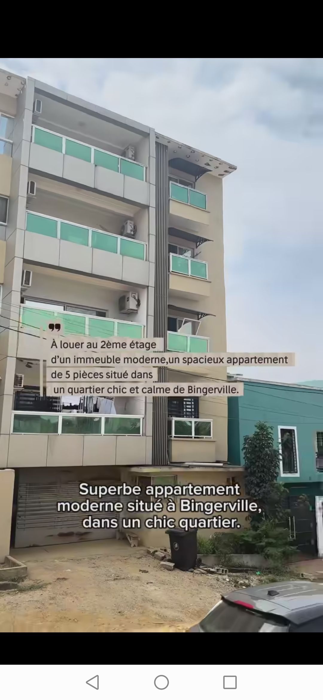 Appartement en location