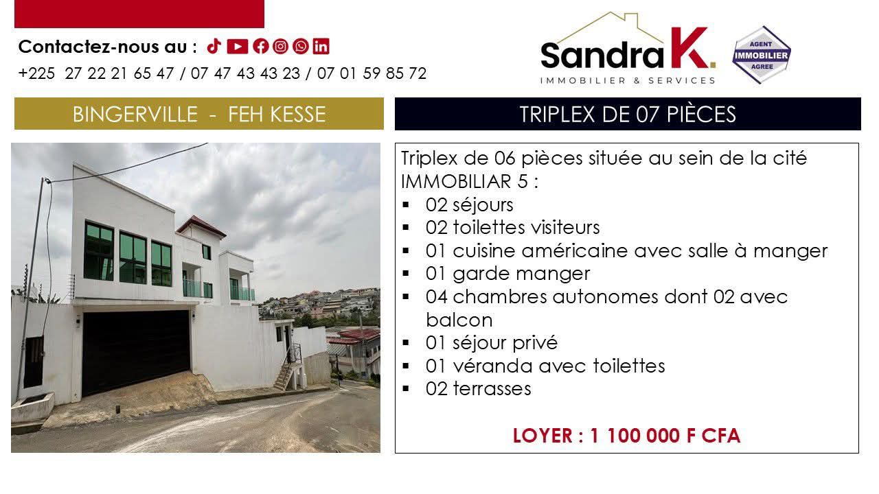 TRIPLEX 7 À LOUER