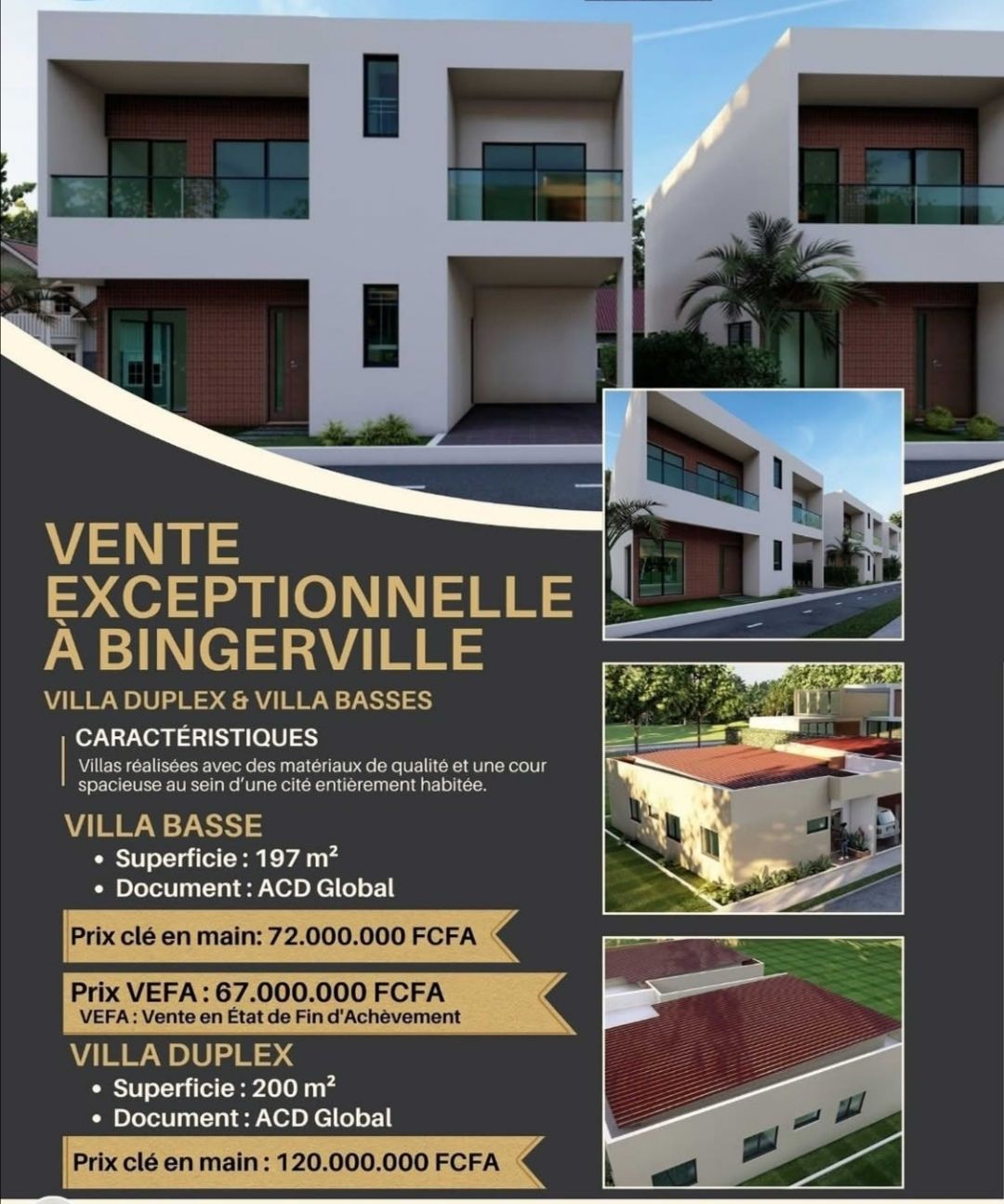 Villas en vente