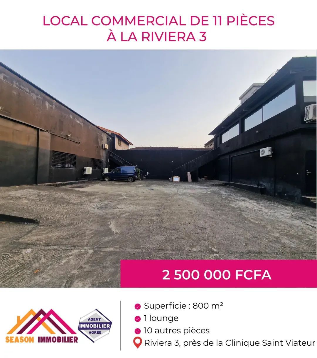 LOCAL COMMERCIAL 11 PIÈCES