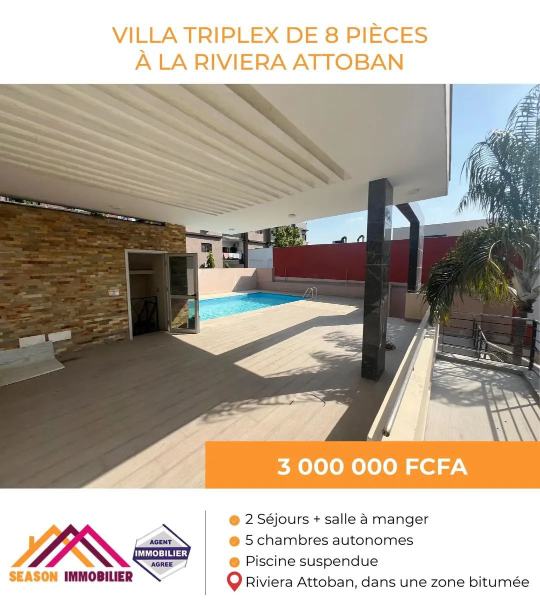 VILLA TRIPLEX 8 PIÈCES EN LOCATION